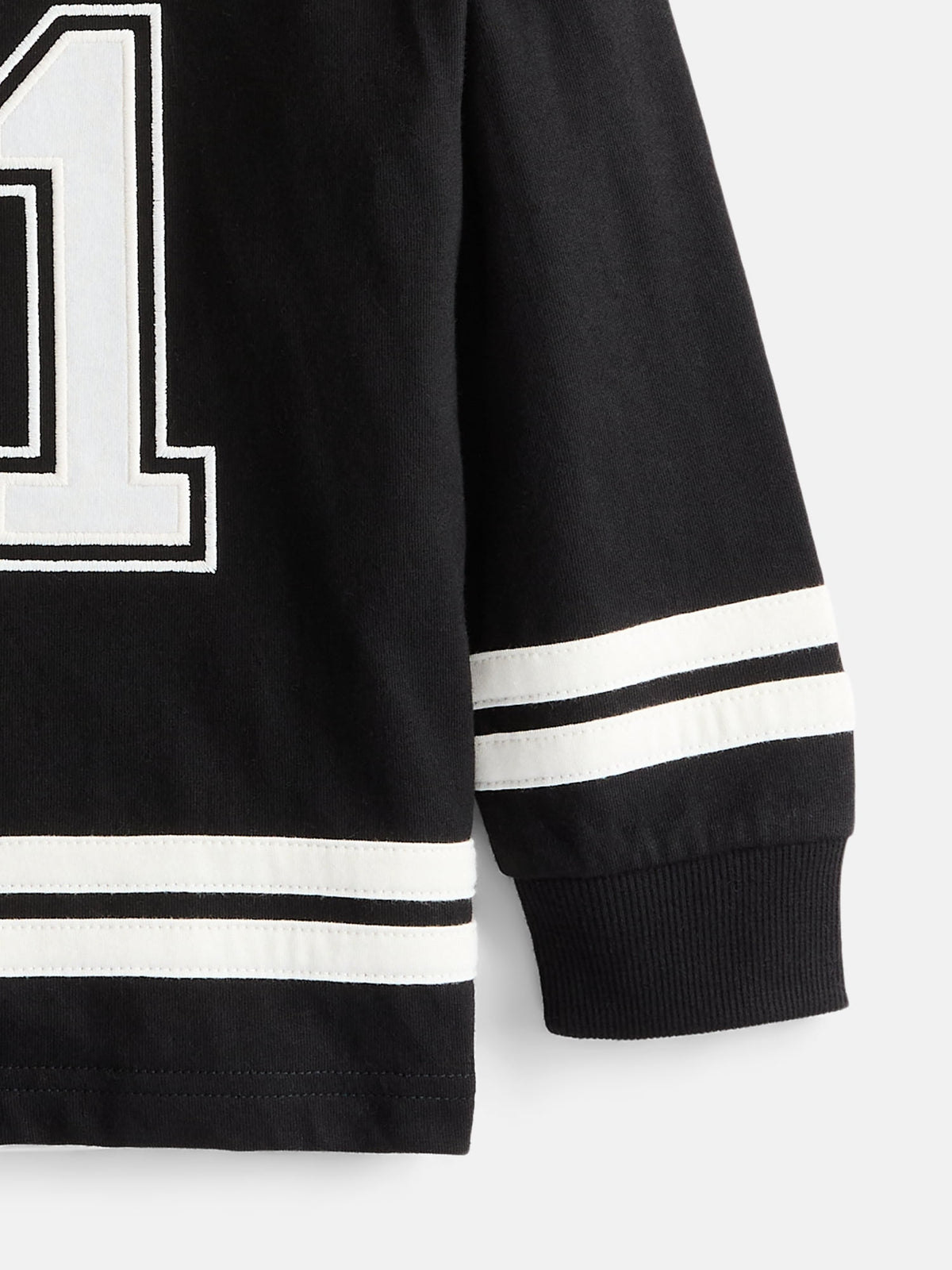 Wonder Nation Toddler Boys' Graphic Hockey Jersey with Long Sleeves, Sizes 12M-5T
