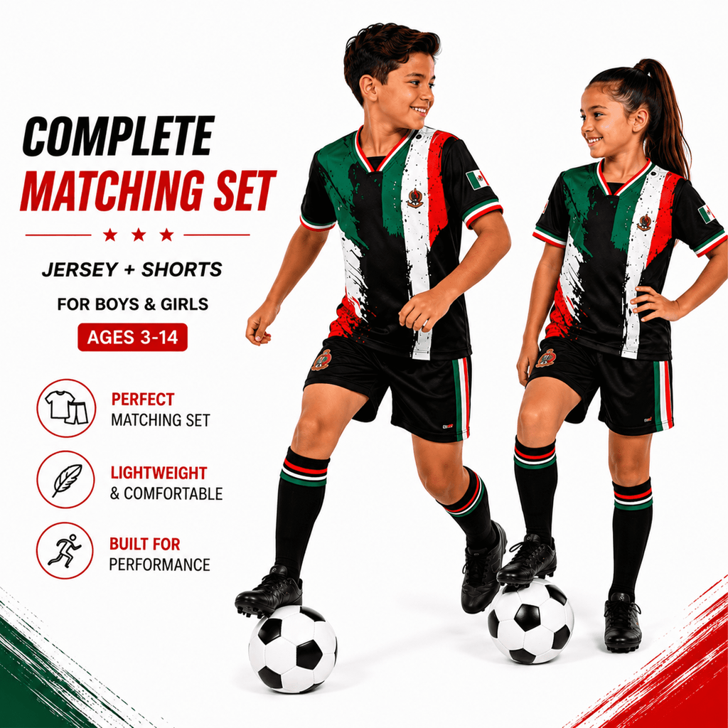 Fox & Fury Brazil Soccer Jersey for Kids, Youth Boys & Girls – Unisex Football Shirt, Camiseta de Futbol Brasil