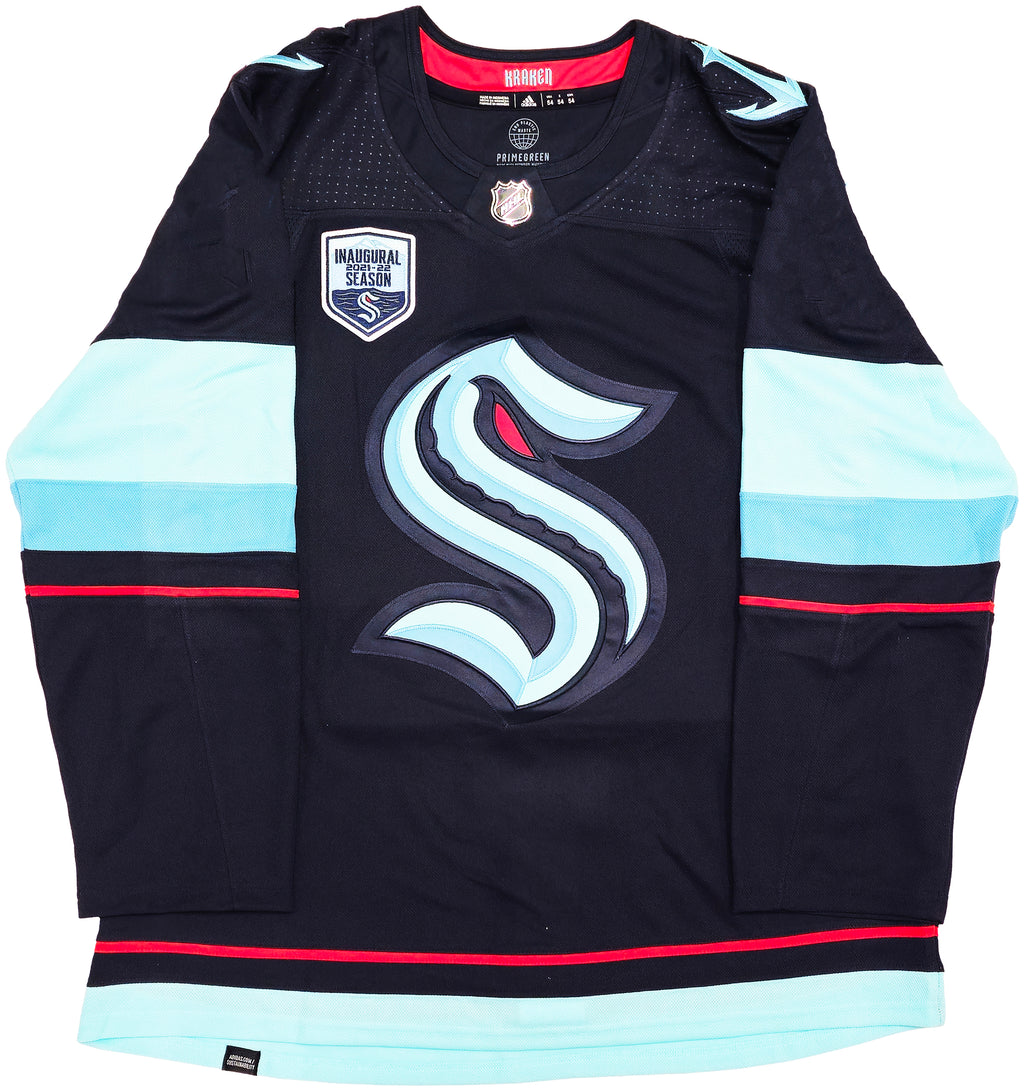 Seattle Kraken Joonas Donskoi Autographed Blue Adidas Authentic Jersey Size 54 With Inaugural Season Patch Fanatics Holo 235584