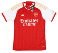 Adidas Official Home Arsenal Jersey 2023/2024 -Red-Gold | L
