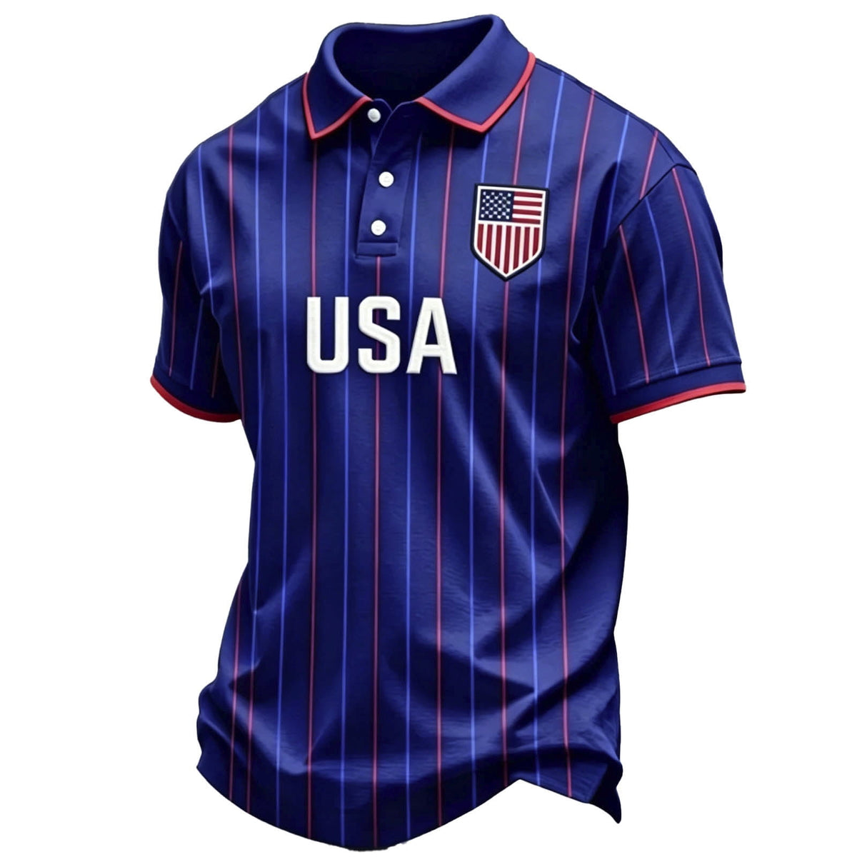 2026 Usa Soccer Mens Polo Shirts Short Sleeve Casual Collared Pullover Summer Tops Soccer Shirt for Men Indoor Outdoor Activities Daily Wear
