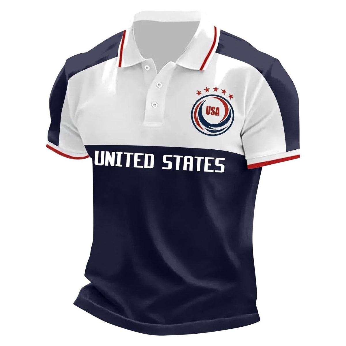 2026 Usa Soccer Mens Polo Shirts Short Sleeve Casual Collared Pullover Summer Tops Soccer Shirt for Men Indoor Outdoor Activities Daily Wear