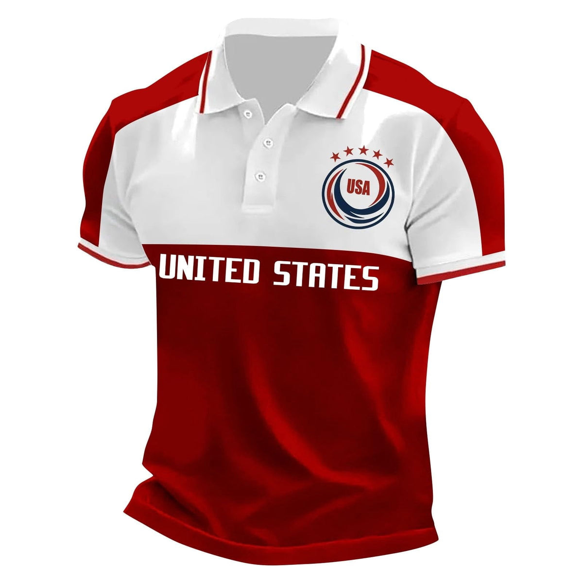2026 Usa Soccer Mens Polo Shirts Short Sleeve Casual Collared Pullover Summer Tops Soccer Shirt for Men Indoor Outdoor Activities Daily Wear