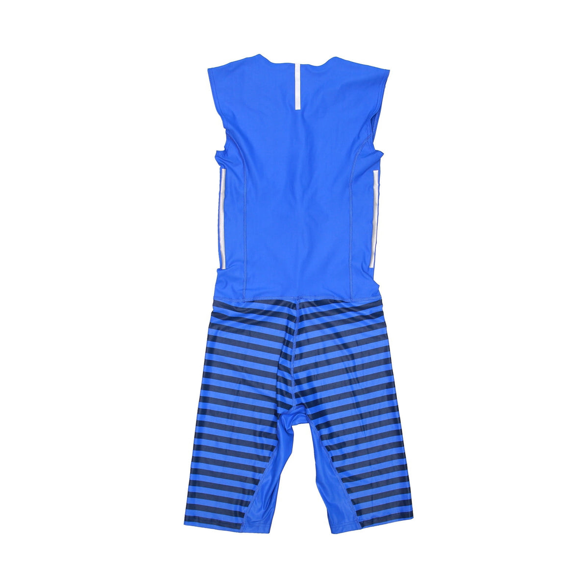 Adidas Adizero Sleeveless Speed Compression Running Track Suit (Medium, Blue)