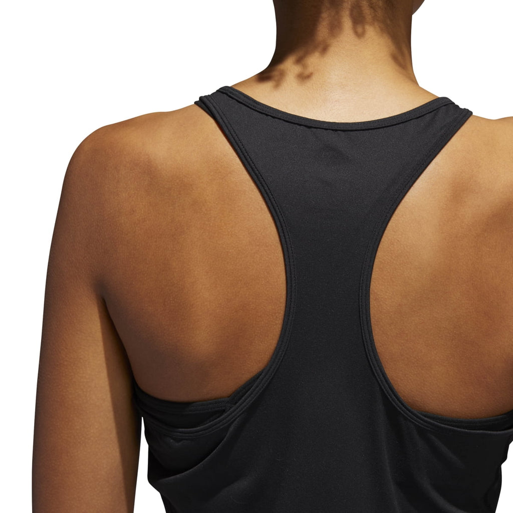 Adidas Women's Performer Baseline Training Tank Top Workout Exercise (Black 2XL)