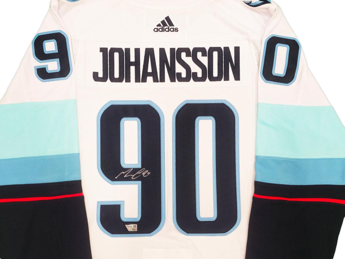 Seattle Kraken Marcus Johansson Autographed White Adidas Authentic Jersey Size 54 With Inaugural Season Patch Fanatics Holo 235581
