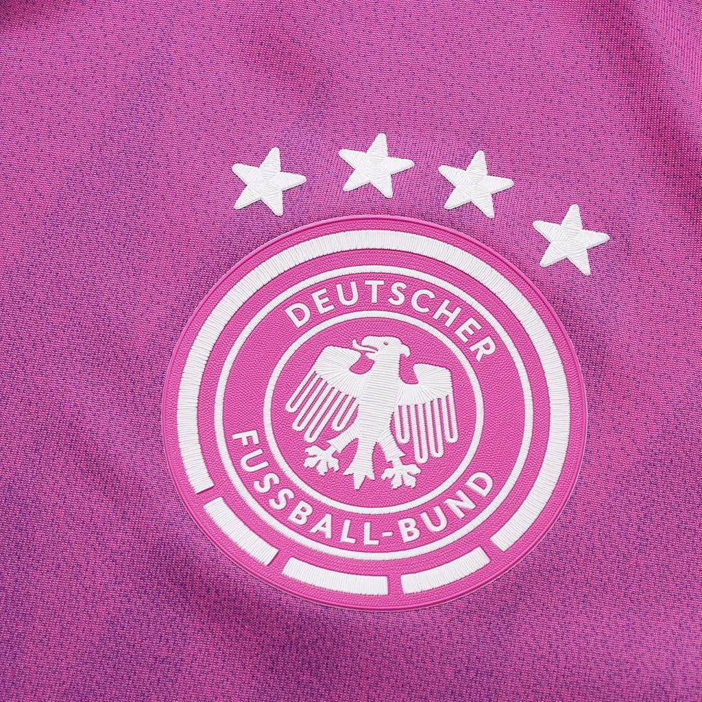 adidas Germany Men’s Away Authentic Jersey 2024/25 (US, Alpha, X-Large, Regular, Regular, Semi Lucid Fuchsia/Team College Purple)