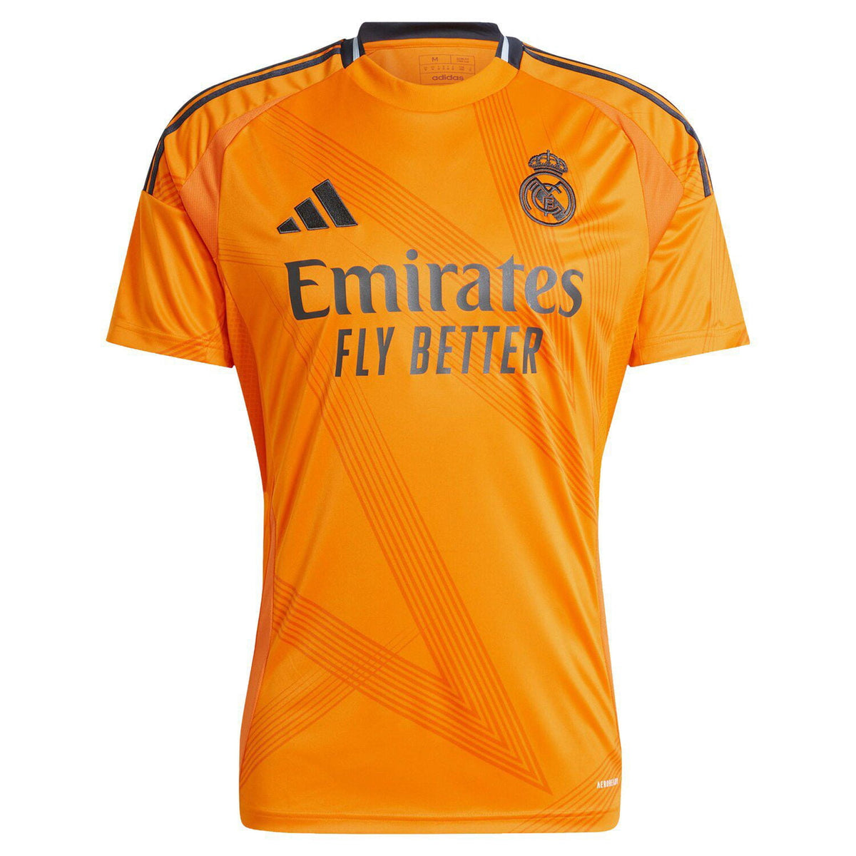 adidas Real Madrid Men’s Stadium Away Jersey 2024/25 (US, Alpha, XX-Large, Regular, Regular, Crew Orange)