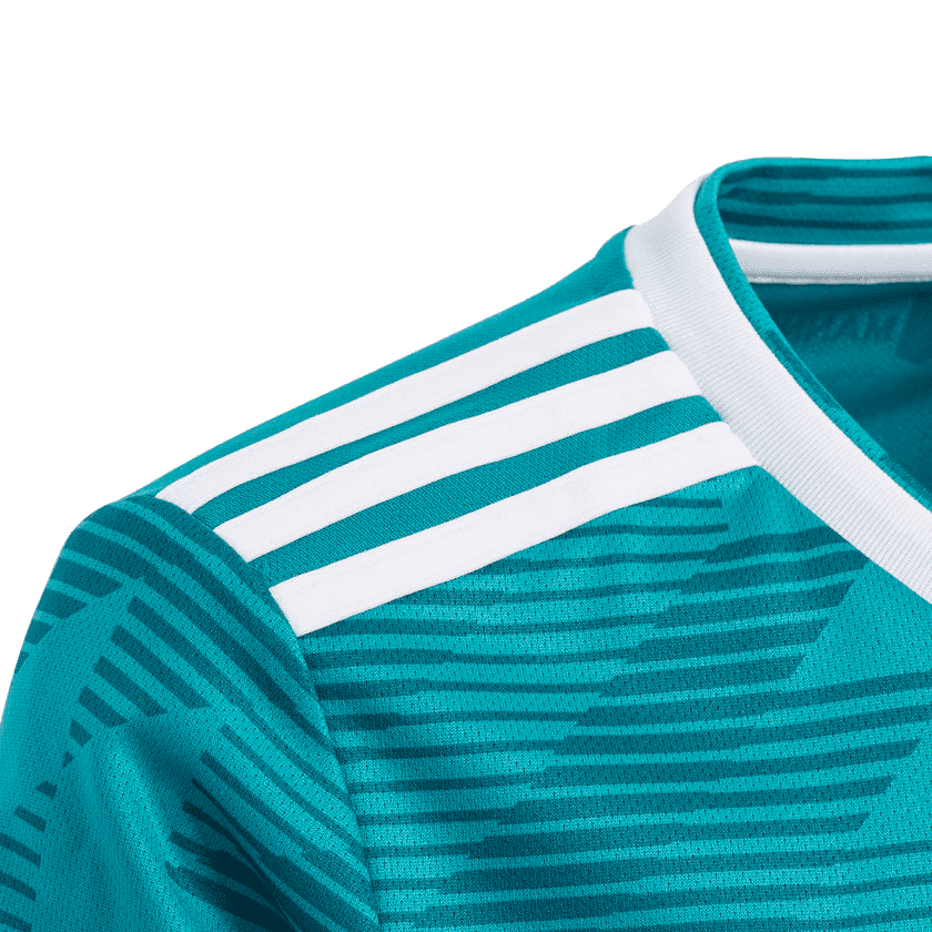 adidas Germany Youth 2018-2019 Away Jersey- Teal Green YS