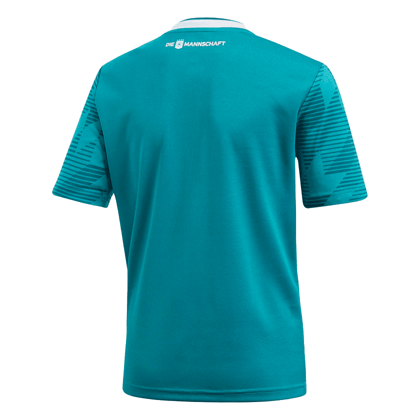 adidas Germany Youth 2018-2019 Away Jersey- Teal Green YS