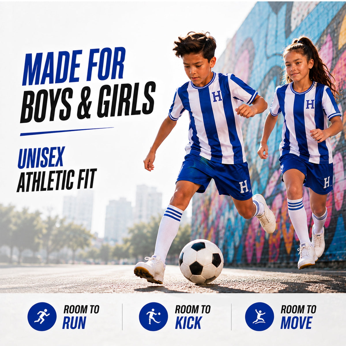 Fox & Fury Brazil Soccer Jersey for Kids, Youth Boys & Girls – Unisex Football Shirt, Camiseta de Futbol Brasil