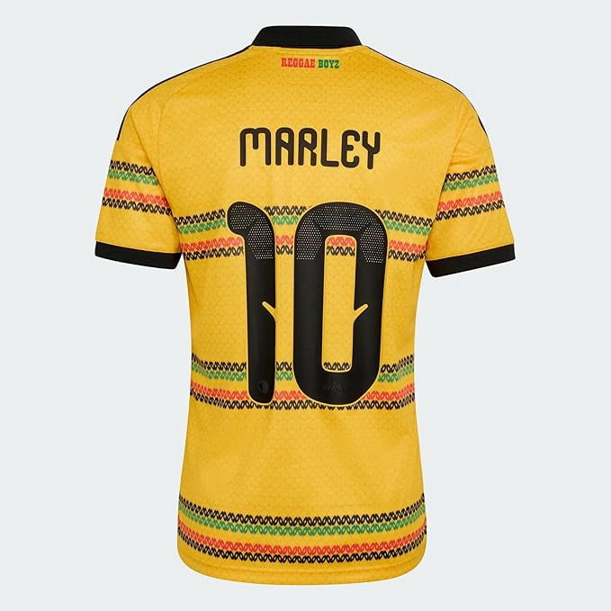 adidas Jamaica 26 x Bob Marley Home Marley 10 Jersey