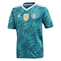 adidas Germany Youth 2018-2019 Away Jersey- Teal Green YS