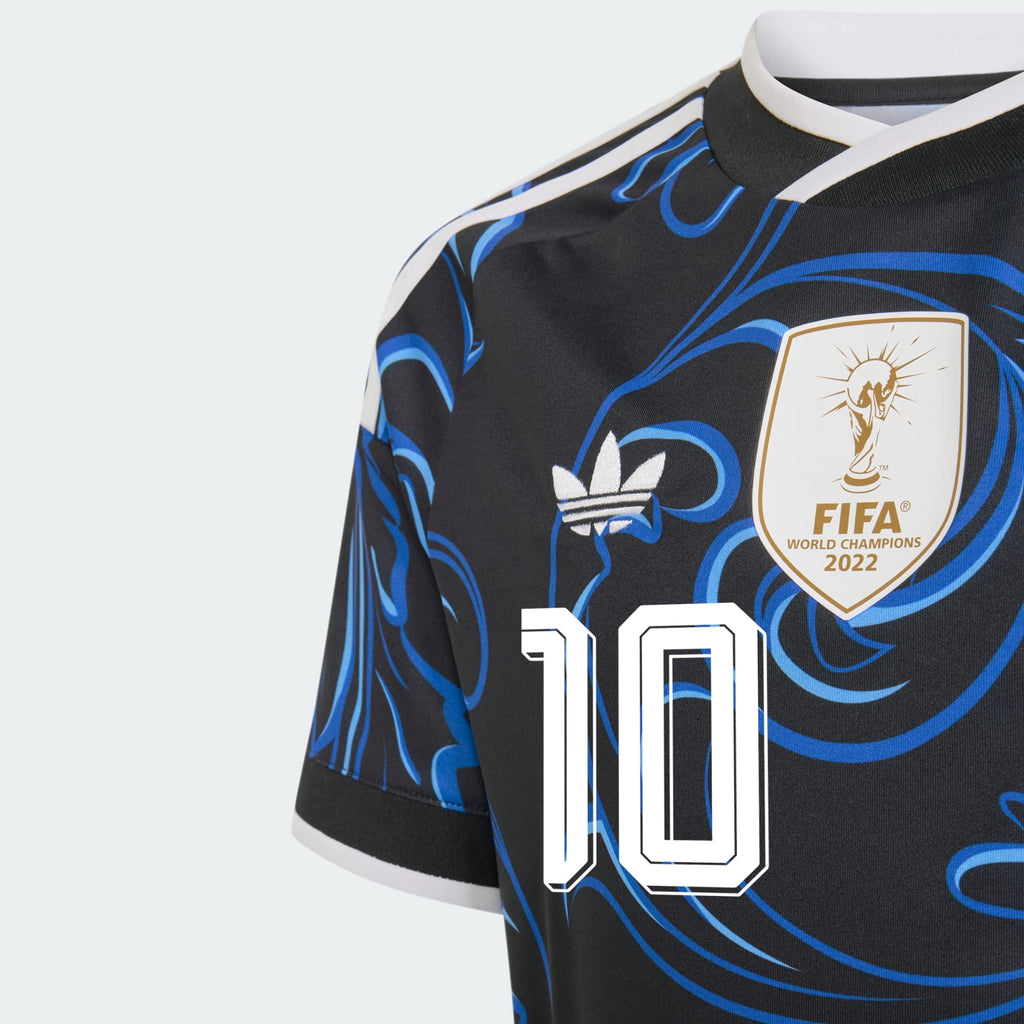 adidas Argentina 26 Youth Away Messi #10 Soccer Jersey