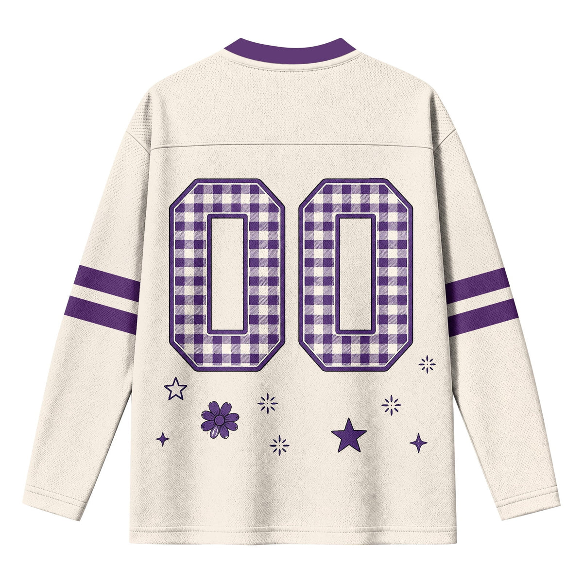 Football Shirts for Women Long Sleeve V Neck Vintage Game Day Graphic Sports Mesh Jersey Beige XL