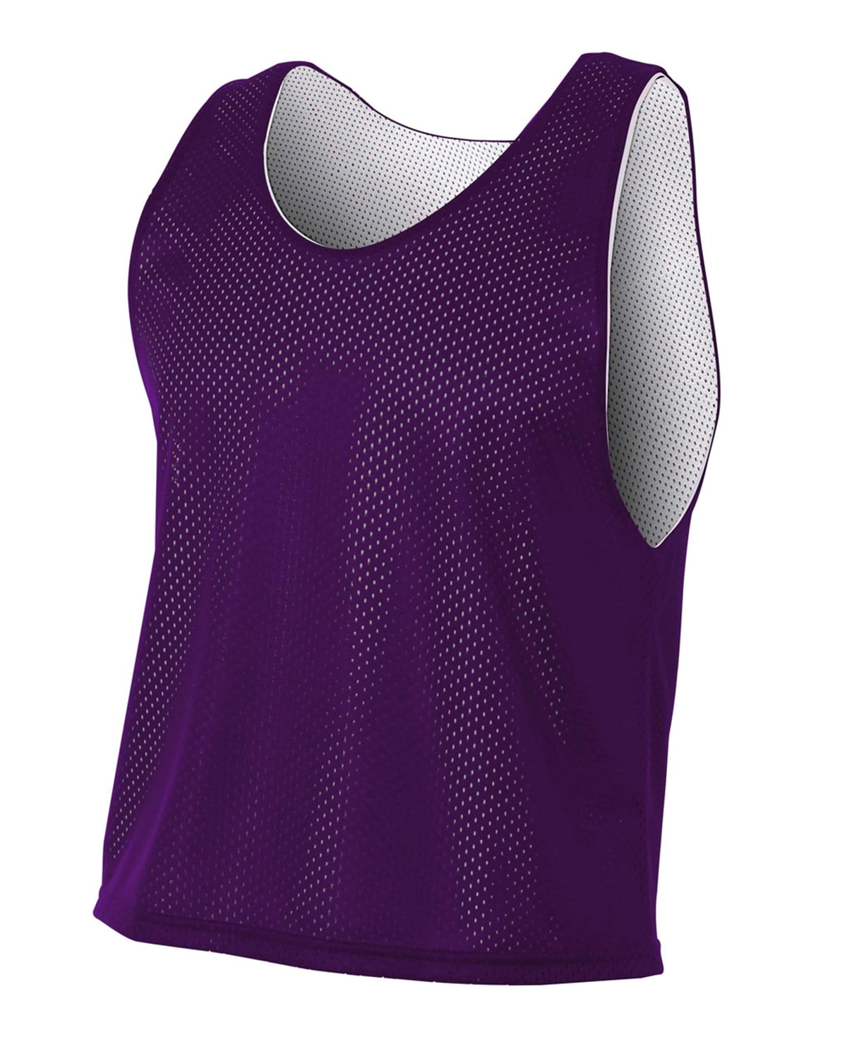 A4 Lacrosse Reversible Practice Jersey For Teen Male in Orange/White | NB2274