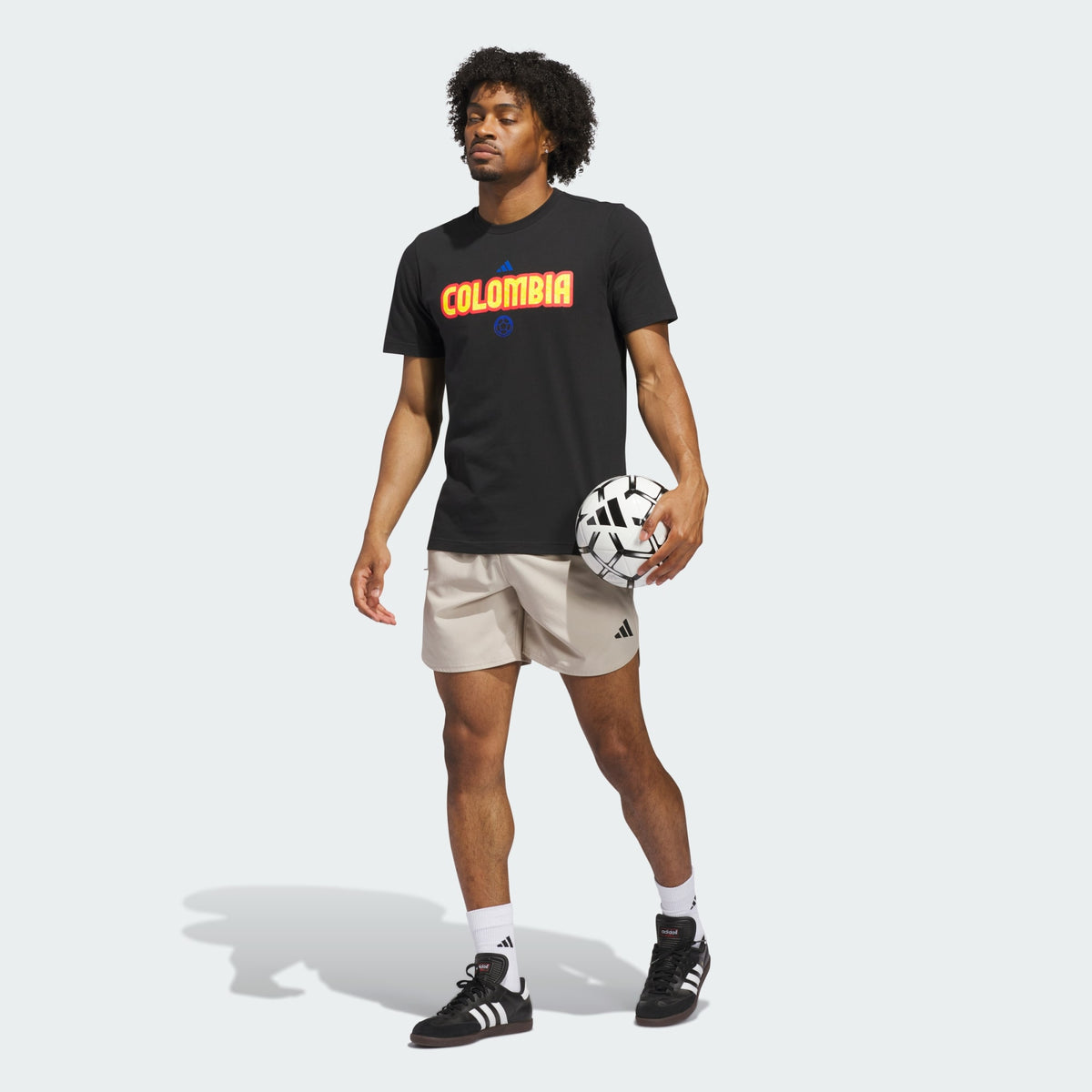 adidas World Cup Colombia Men's Home Graphic Tee 26 - Black