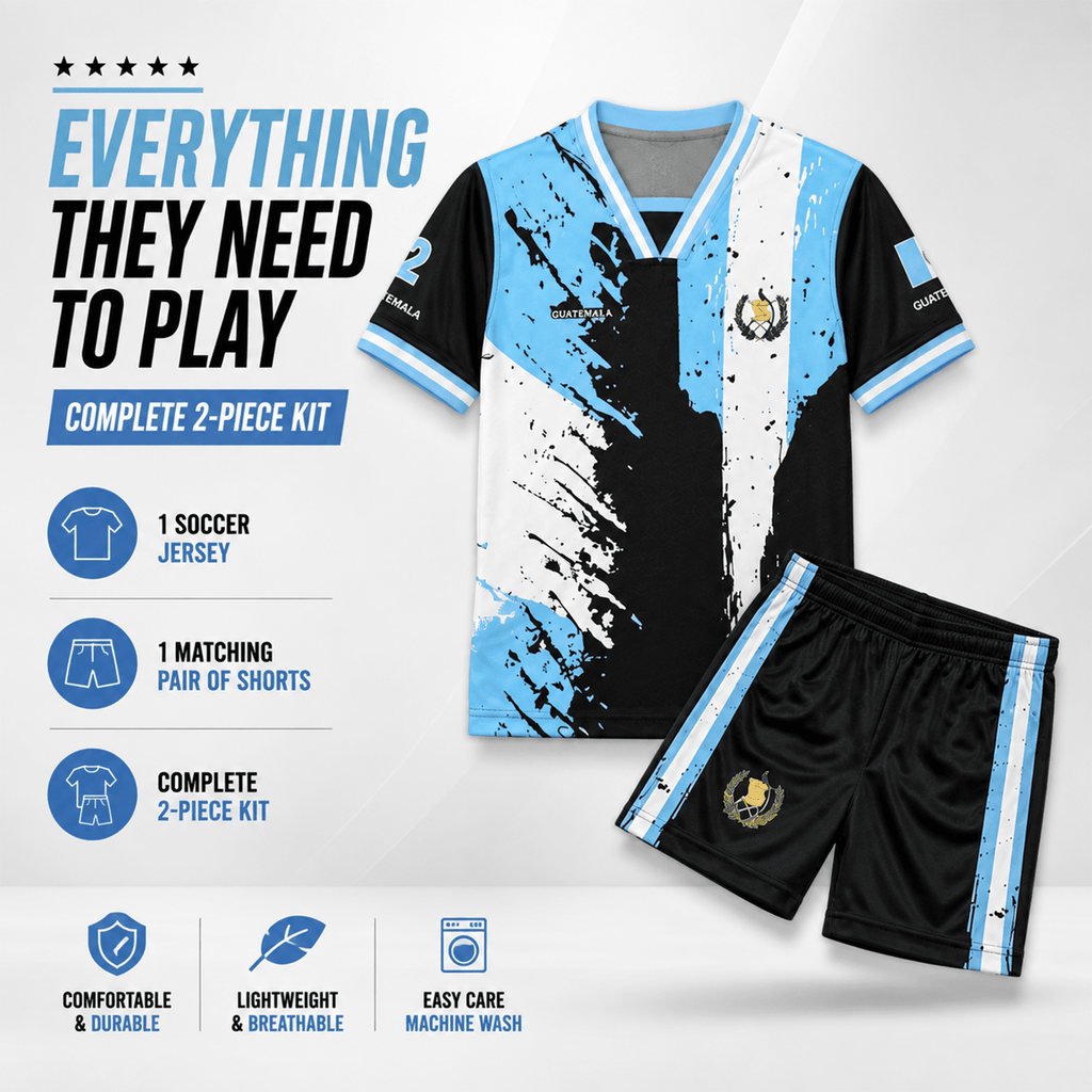 Fox & Fury Brazil Soccer Jersey for Kids, Youth Boys & Girls – Unisex Football Shirt, Camiseta de Futbol Brasil