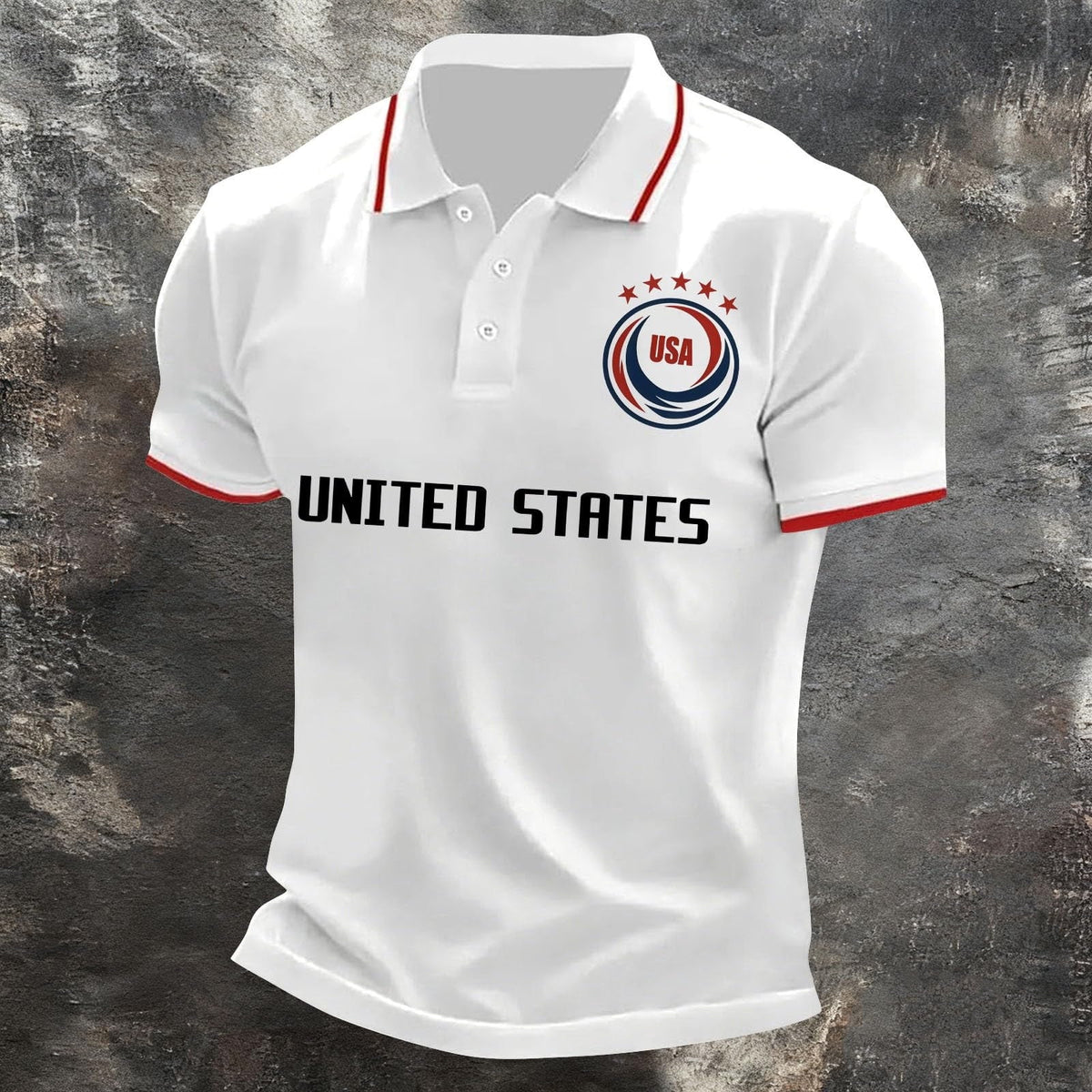 2026 Usa Soccer Mens Polo Shirts Short Sleeve Casual Collared Pullover Summer Tops Soccer Shirt for Men Indoor Outdoor Activities Daily Wear