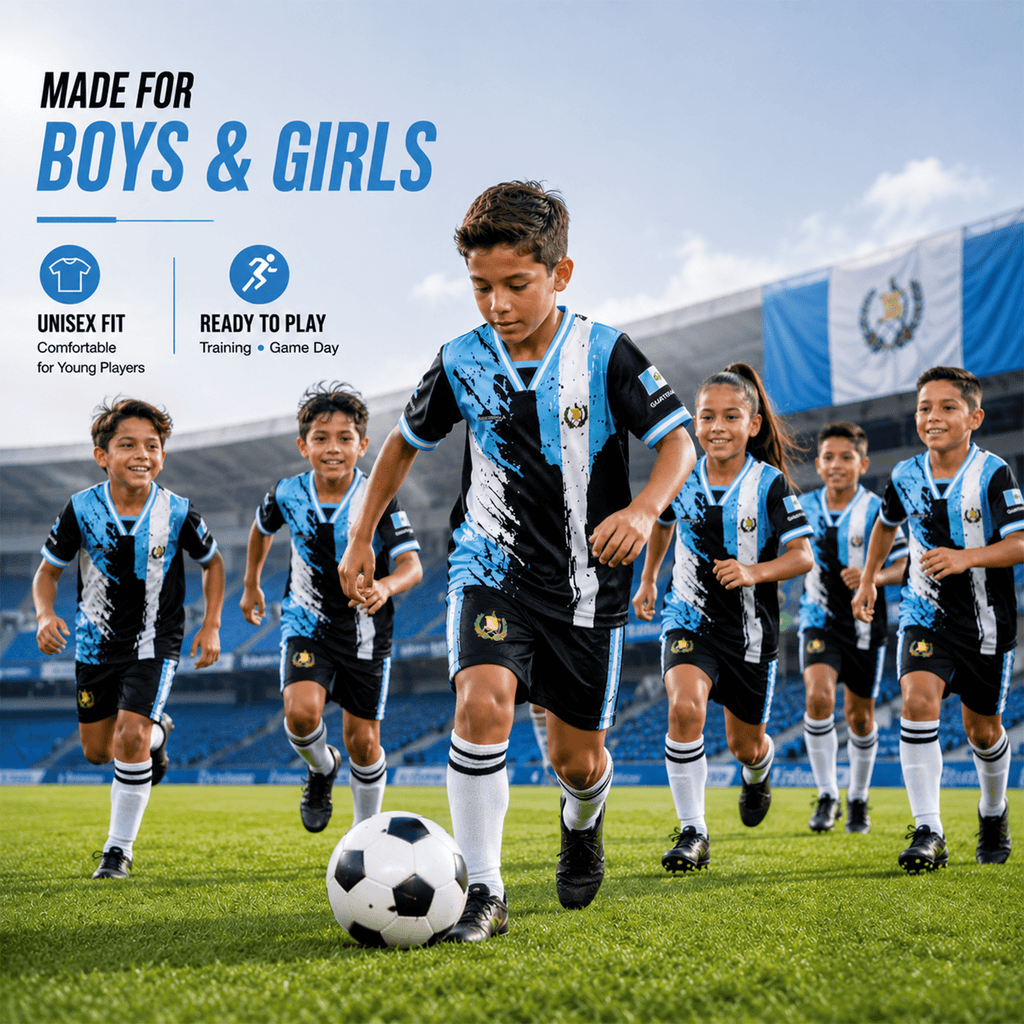 Fox & Fury Brazil Soccer Jersey for Kids, Youth Boys & Girls – Unisex Football Shirt, Camiseta de Futbol Brasil