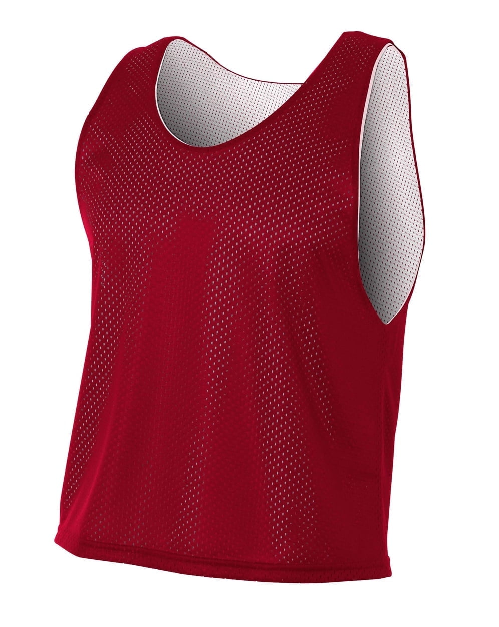 A4 Lacrosse Reversible Practice Jersey For Teen Male in Orange/White | NB2274