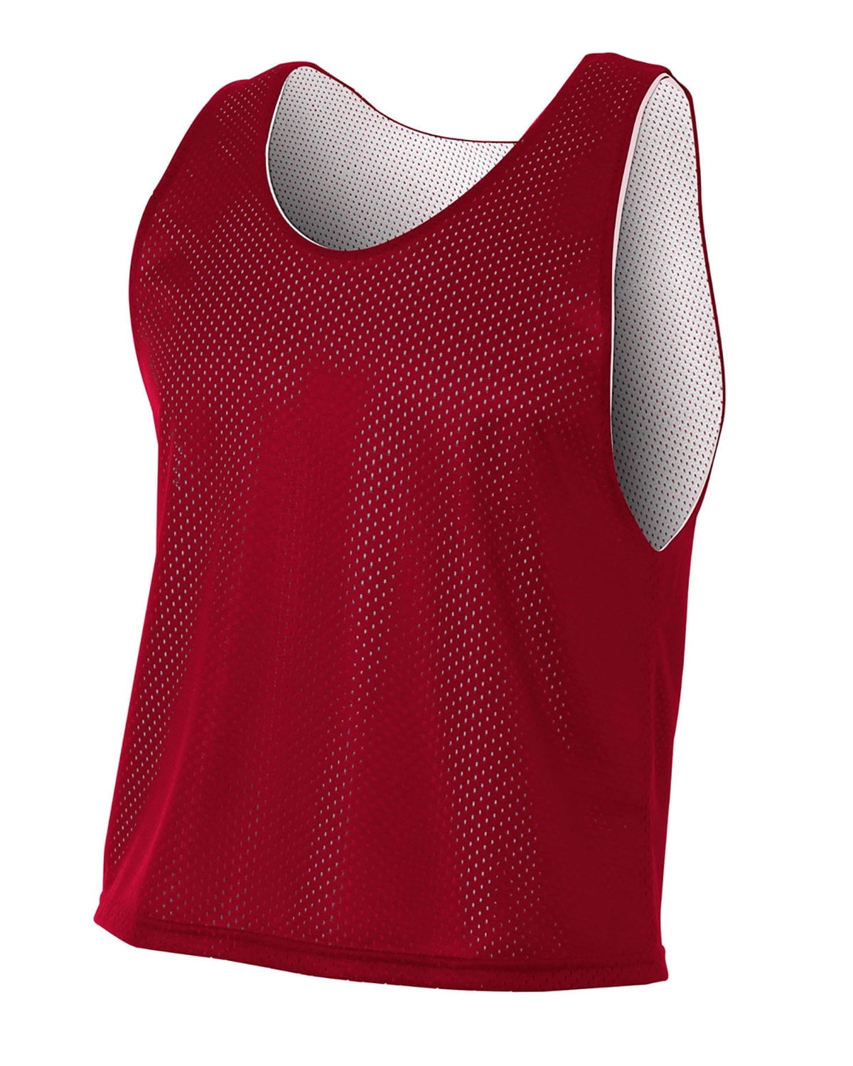 A4 Lacrosse Reversible Practice Jersey For Teen Male in Orange/White | NB2274