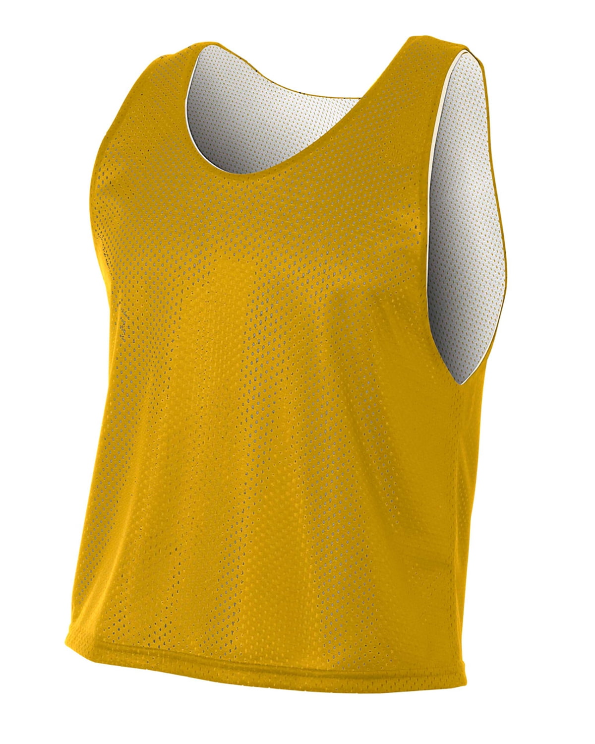 A4 Lacrosse Reversible Practice Jersey For Teen Male in Orange/White | NB2274