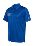 Adidas - 3-Stripes Chest Polo - A324 - Collegiate Royal/ Grey Three - Size: 4XL