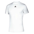 Adidas Men's Creator SS Athletic Tee T-Shirt Moisture Wick Drop Tail (White XL)