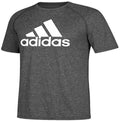 Adidas Men's Ultimate Badge of Sport Liquid Tee T-Shirt Athletic (Gray-M)