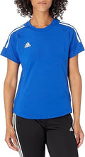 Adidas Women's Hi Low Jersey Short Sleeve Royal Blue 2XS
