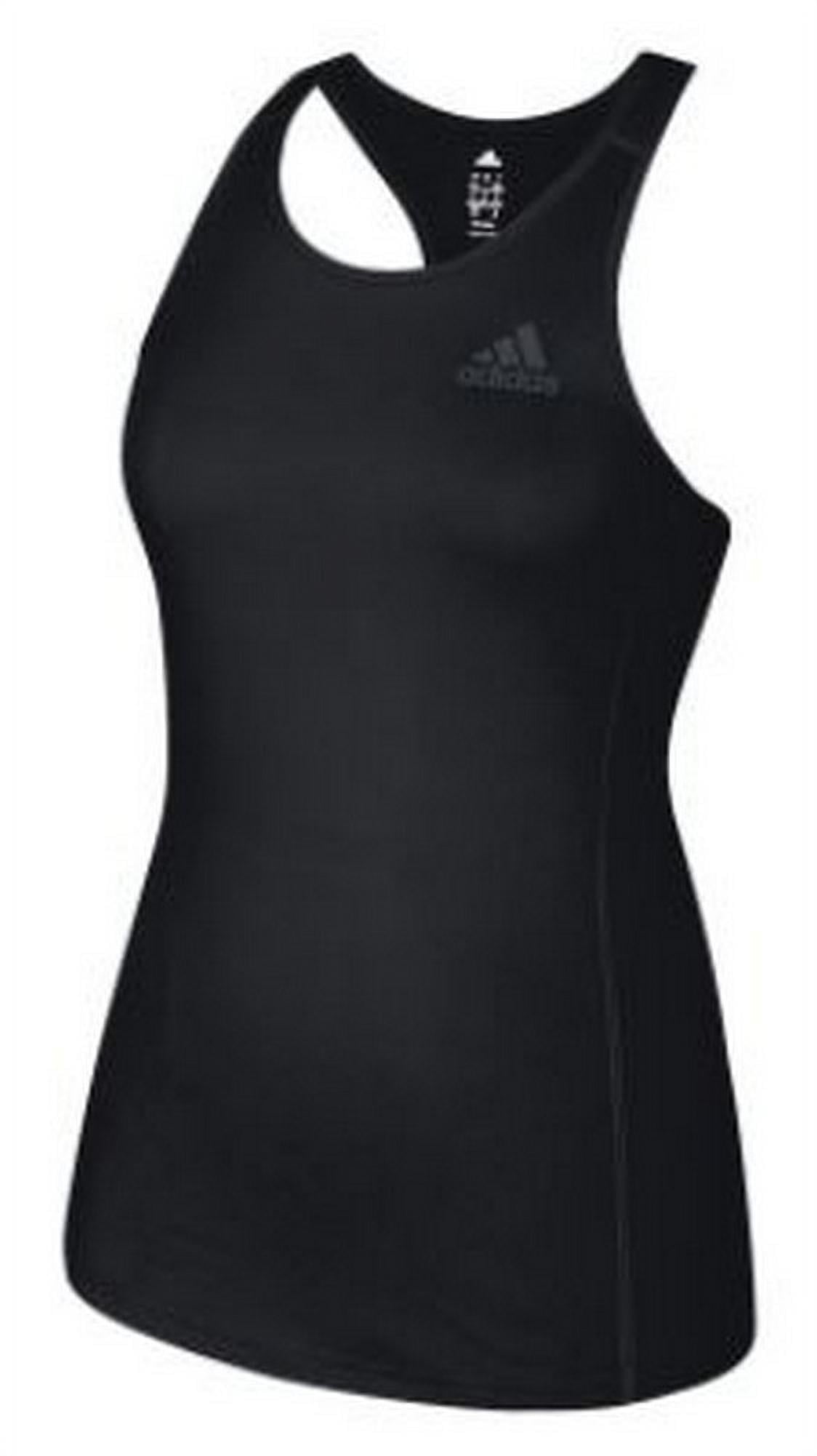Adidas Women's Performer Baseline Training Tank Top Workout Exercise (Black 2XL)
