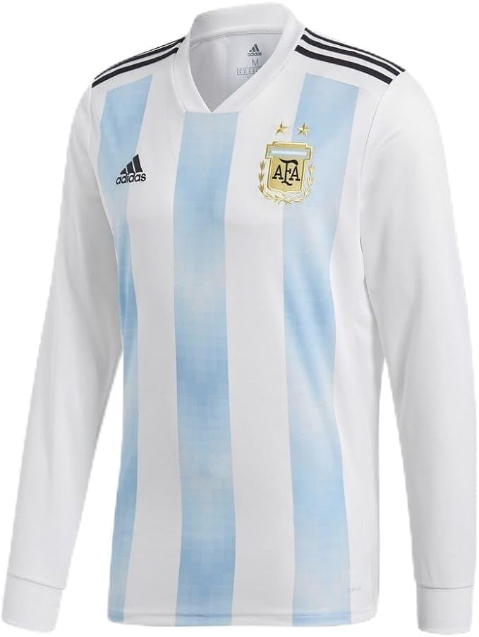 adidas Argentina Home Men's Stadium L/S Soccer Jersey 2018