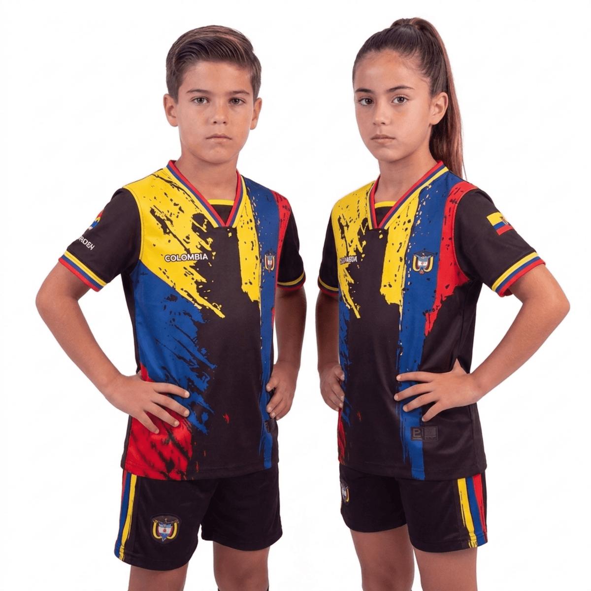Fox & Fury Brazil Soccer Jersey for Kids, Youth Boys & Girls – Unisex Football Shirt, Camiseta de Futbol Brasil