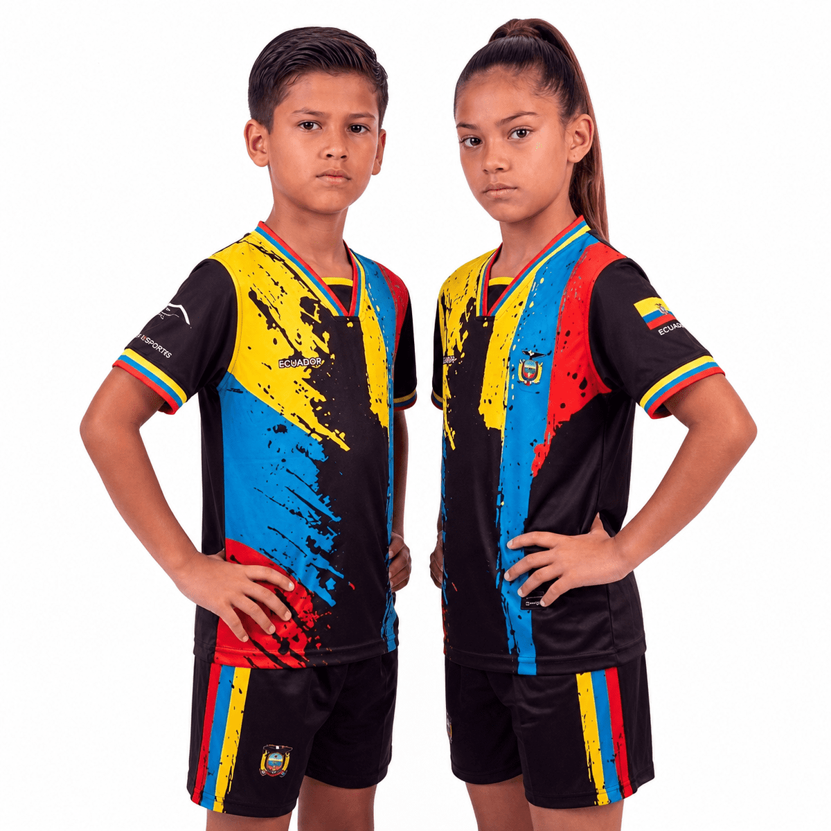 Fox & Fury Brazil Soccer Jersey for Kids, Youth Boys & Girls – Unisex Football Shirt, Camiseta de Futbol Brasil