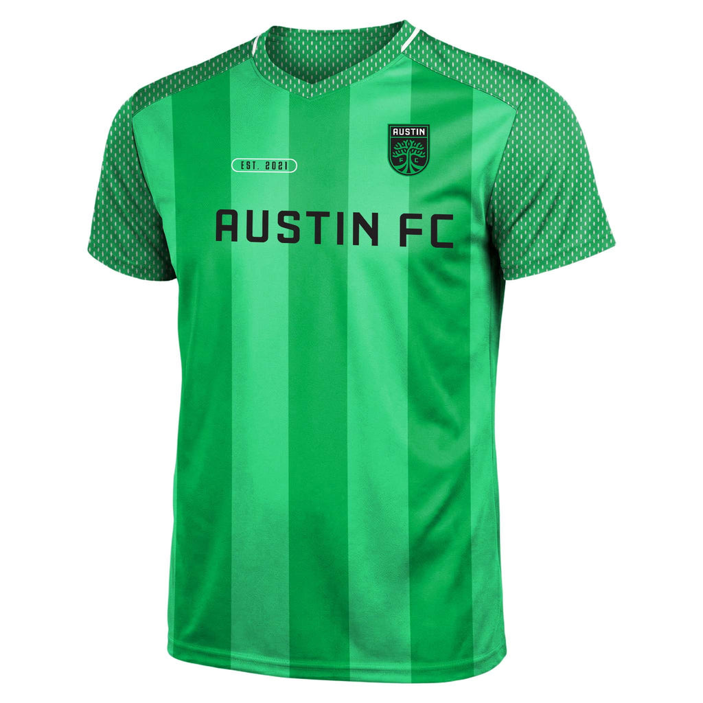 MLS Austin FC Boy's Team Color Sublimated Stripe Jersey