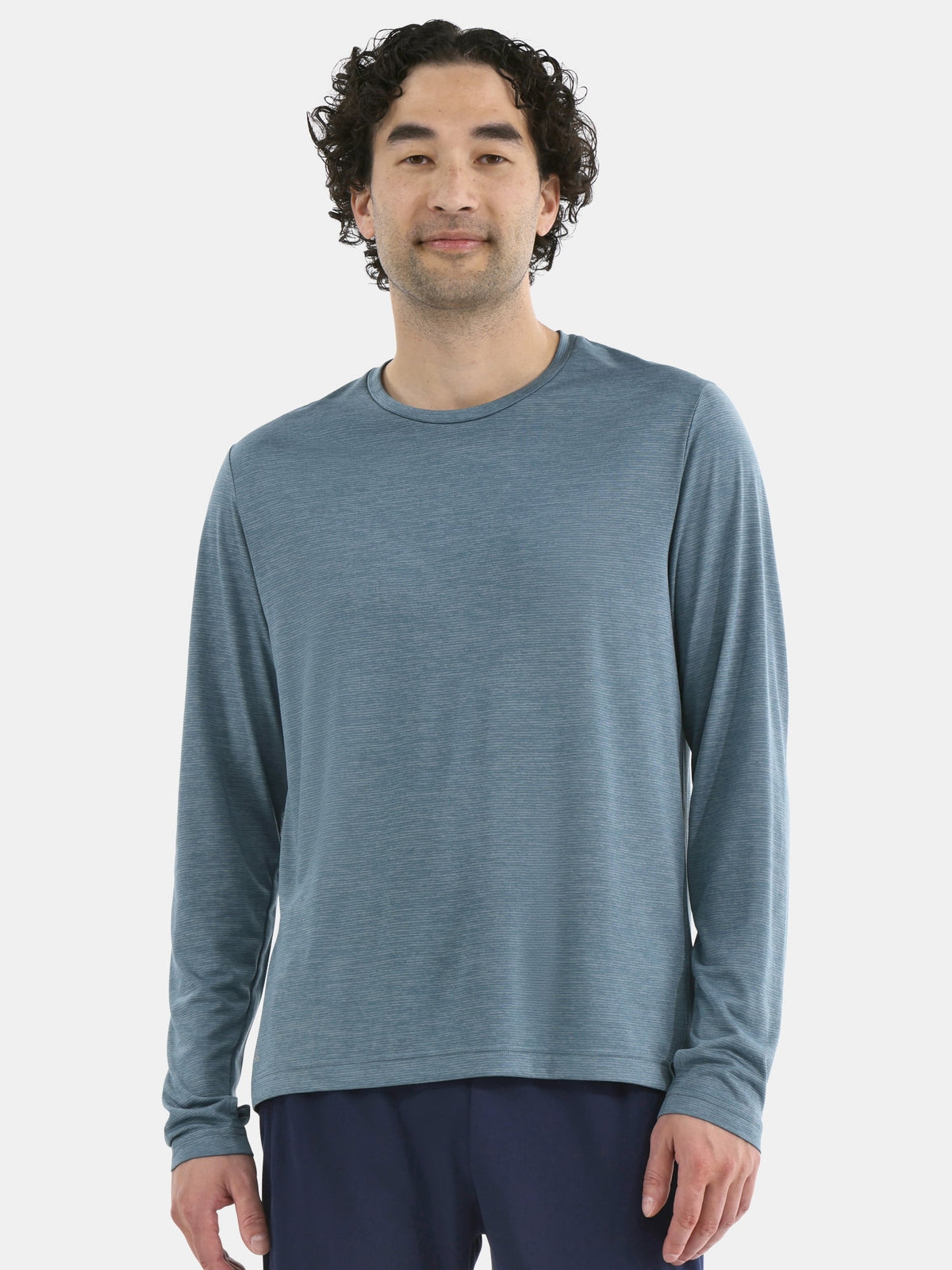 Athletic Works Men's Long-Sleeve Jersey Tee with Thumbhole Cuffs, Sizes XS-5XL
