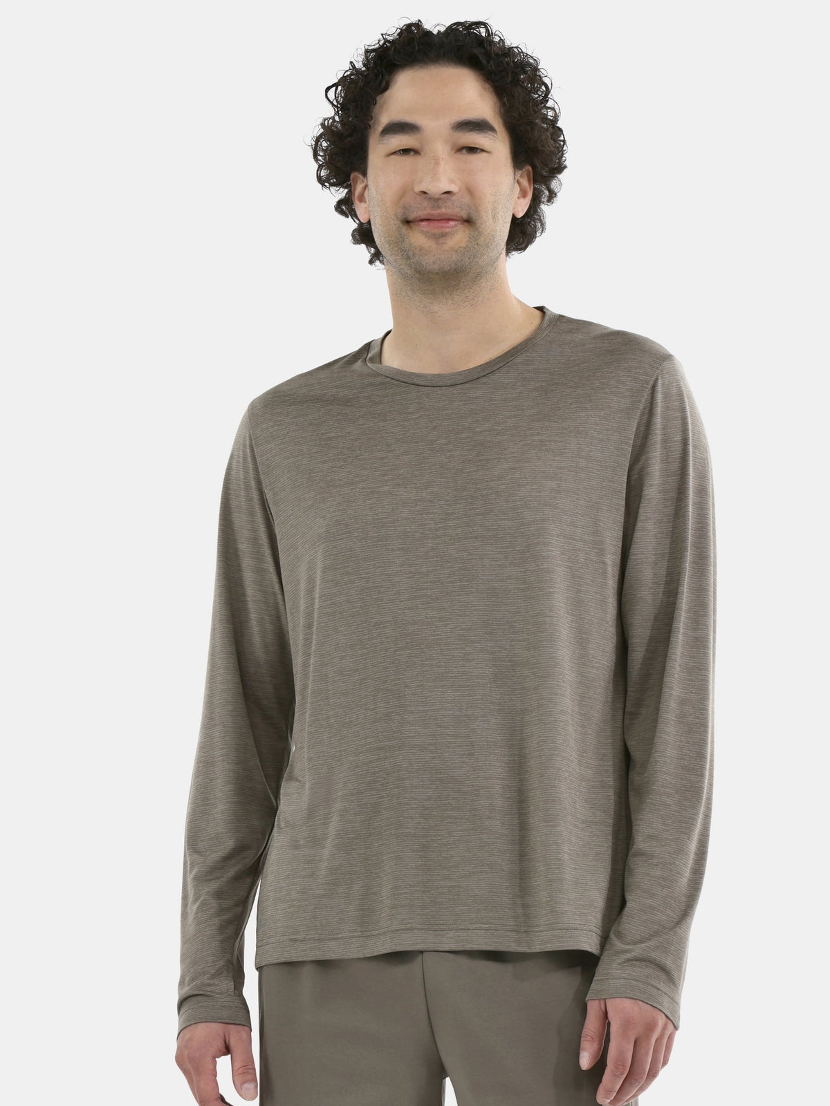 Athletic Works Men's Long-Sleeve Jersey Tee with Thumbhole Cuffs, Sizes XS-5XL