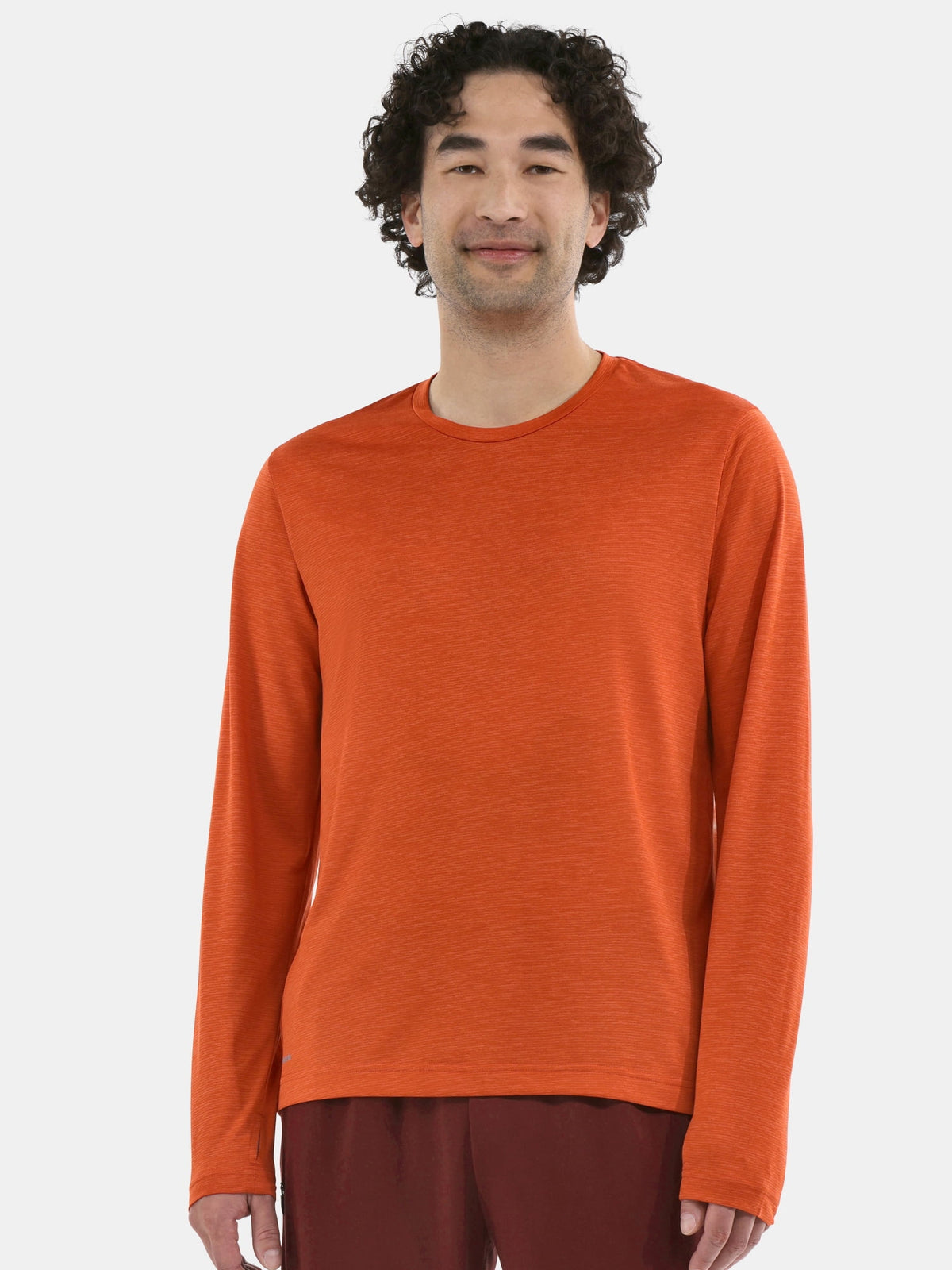 Athletic Works Men's Long-Sleeve Jersey Tee with Thumbhole Cuffs, Sizes XS-5XL