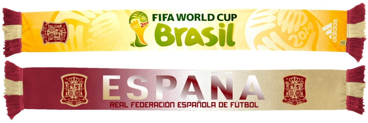 Spain Espana Adidas 2014 FIFA World Cup Authentic Team Scarf
