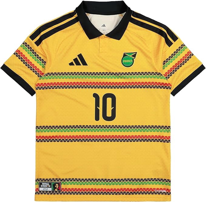 adidas Jamaica 26 x Bob Marley Home Marley 10 Jersey