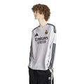 adidas 2024-25 Real Madrid Men's Stadium Home Long-Sleeve Jersey