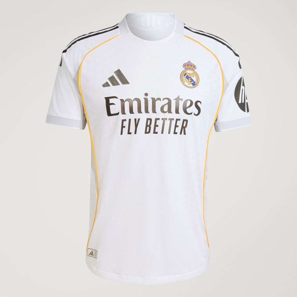 adidas 2025-26 Real Madrid Men's Authentic Home Soccer Jersey