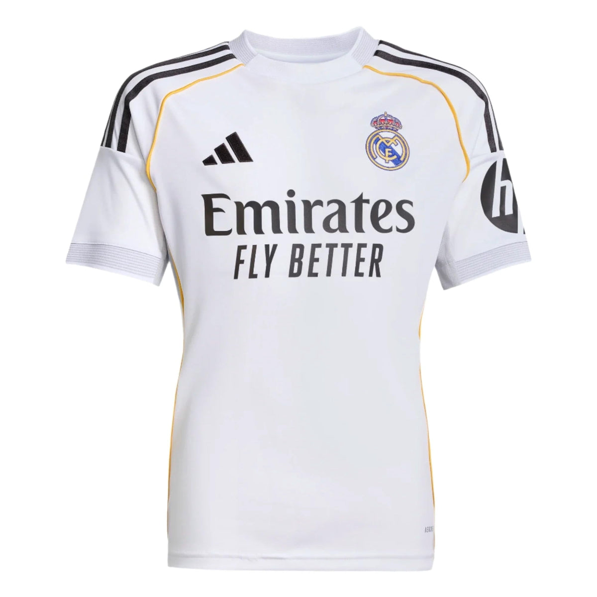 adidas Real Madrid Home Youth Stadium Soccer Jersey 25/26 (Youth Large)