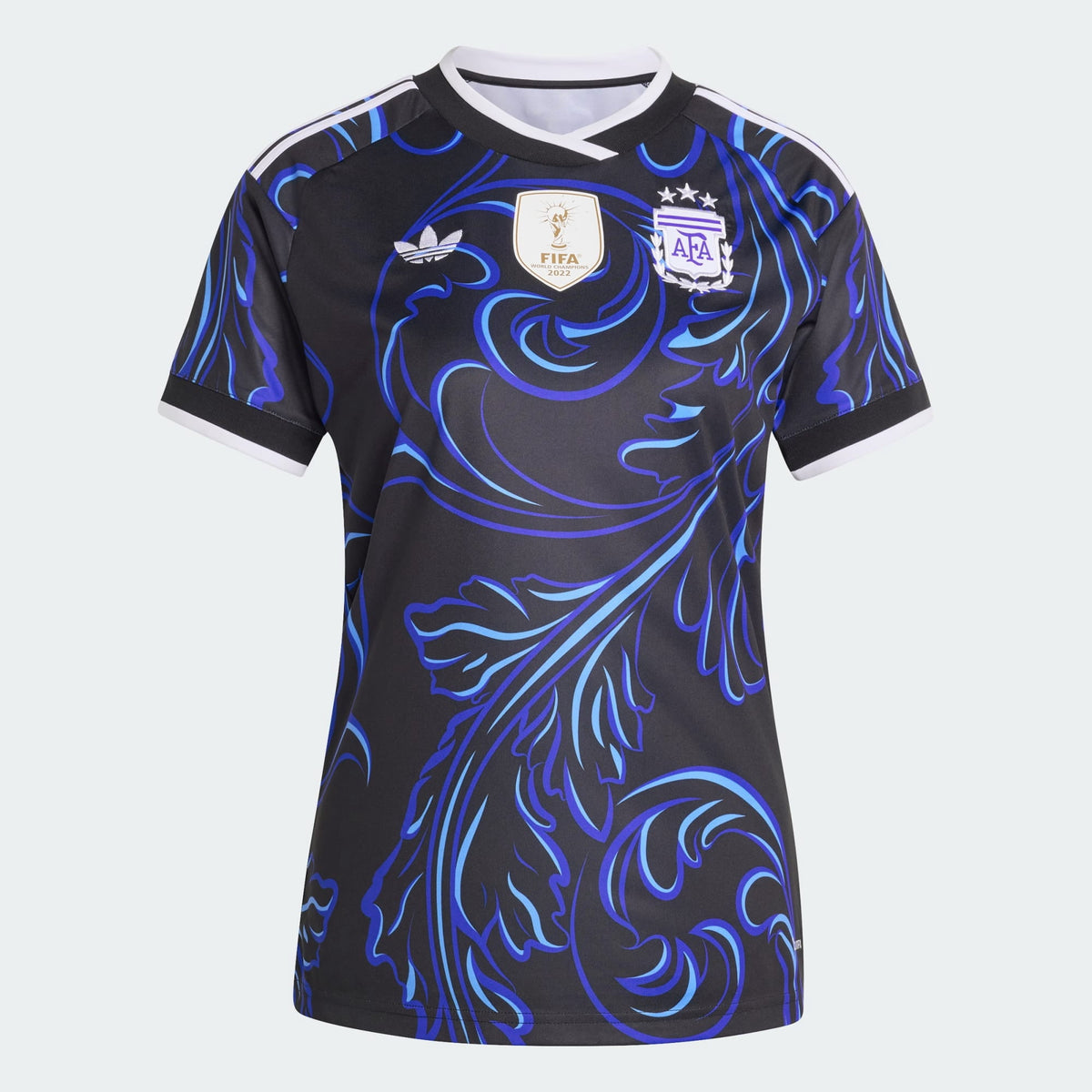 adidas Women's Argentina 26 Away Replica Jersey Black/Lucid Blue/Blue Burst X-Small