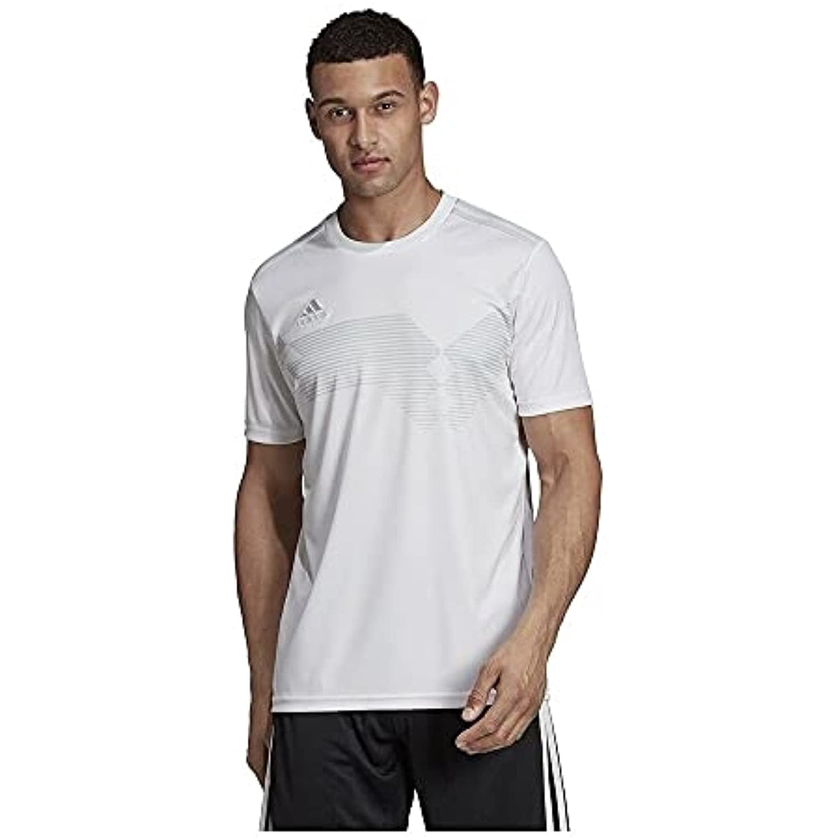 adidas Campeon 19 Jersey-Men's Soccer XL White/Clear Grey
