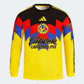 adidas Club America Home Men's L/S Stadium Jersey 25/26 (US, Alpha, Medium, Regular, Regular, Yellow)