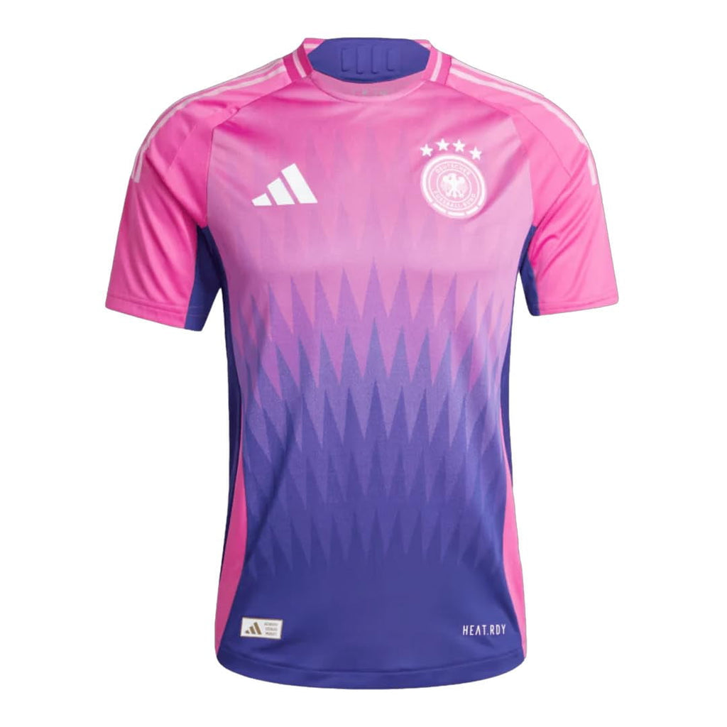 adidas Germany Men’s Away Authentic Jersey 2024/25 (US, Alpha, X-Large, Regular, Regular, Semi Lucid Fuchsia/Team College Purple)