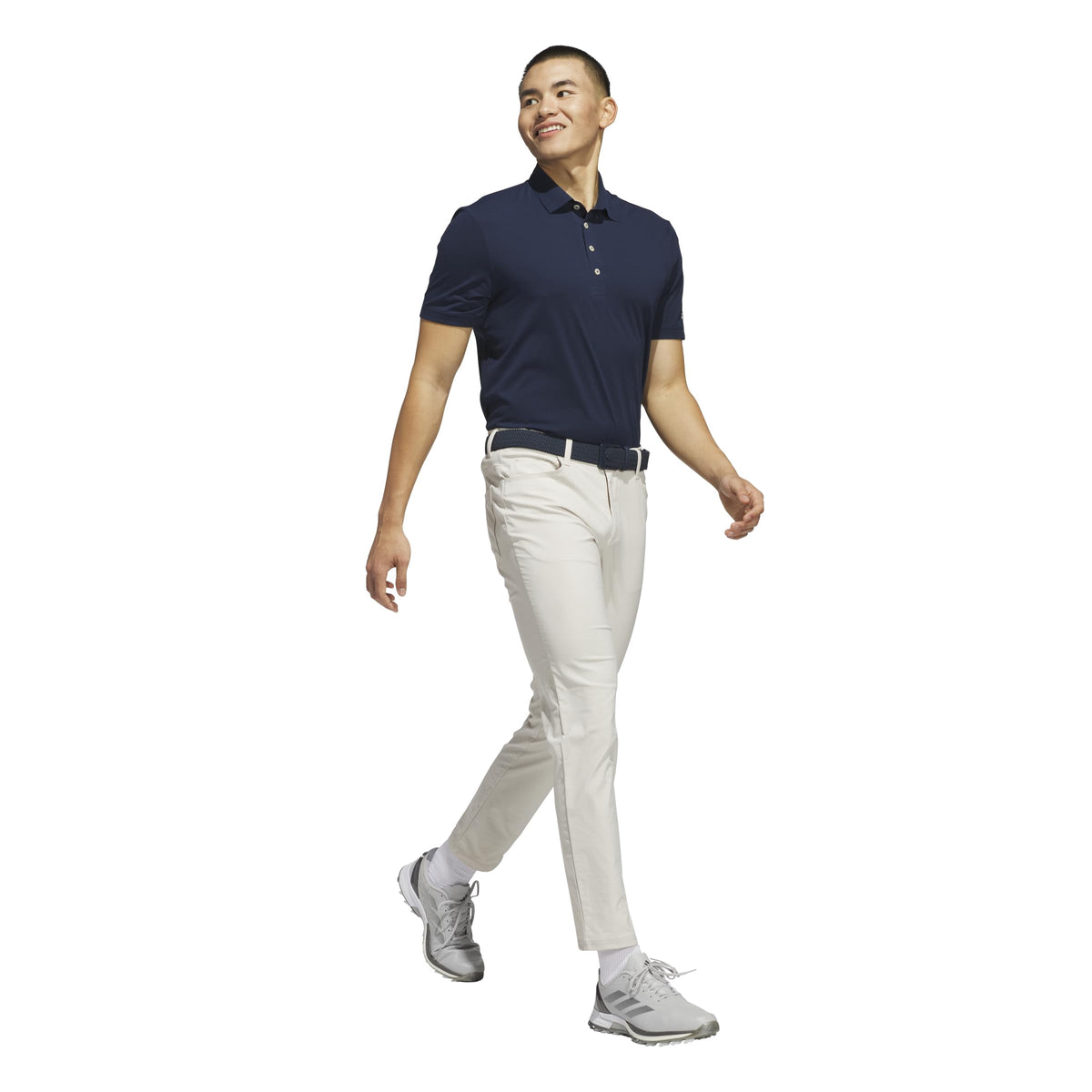 adidas Men's Ultimate365 Tour TWISTKNIT Polo Shirt, Collegiate Navy, Medium