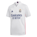 adidas Youth Real Madrid 20/21 Home Jersey (Medium) White